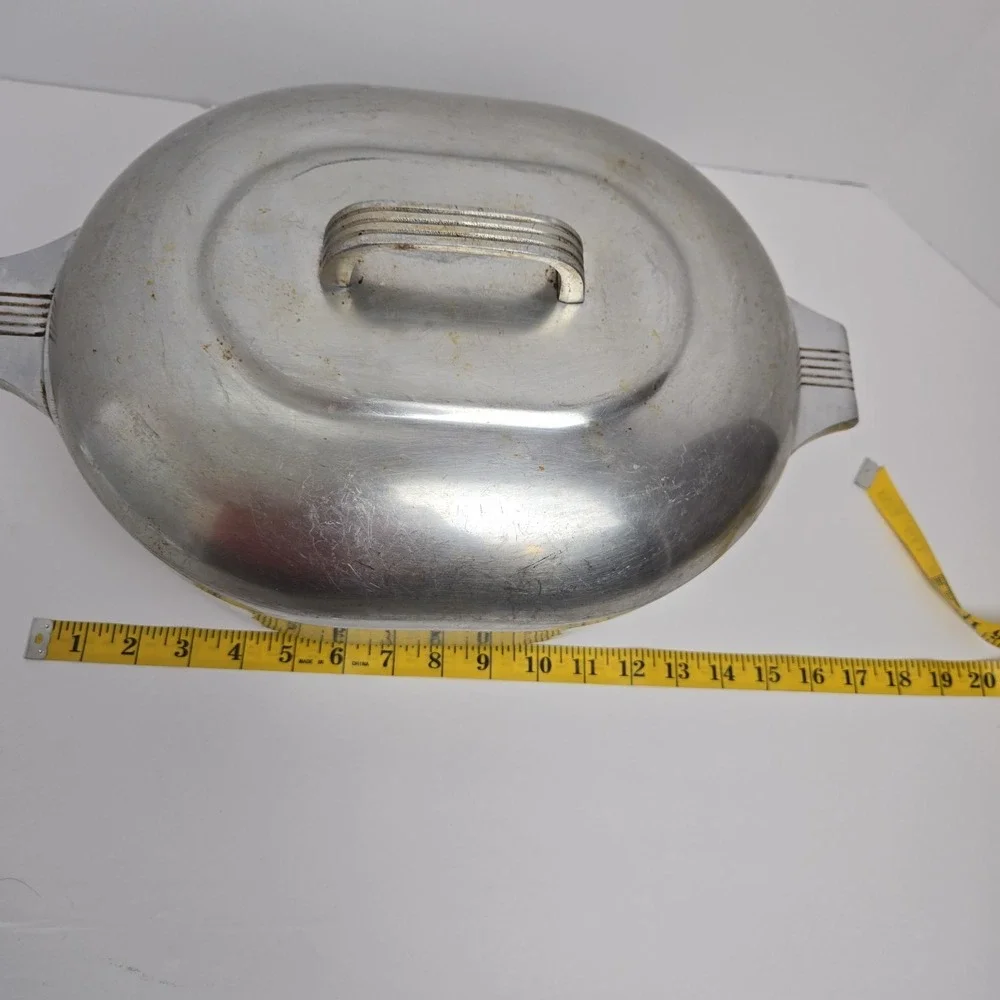 Wagner Ware 4265  Magnalite Vtg Sidney Dutch Oven Roaster Aluminum Pot With Lid